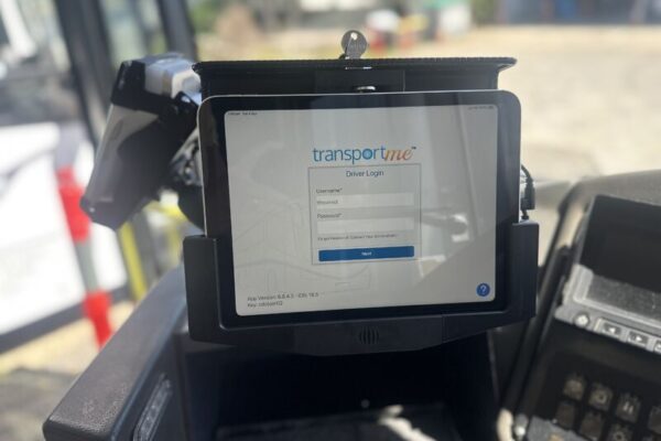 transportme driver login screen
